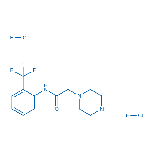 2-(Piperazin-1-yl)-N-[2-(trifluoromethyl)phenyl]acetamide dihydrochloride 1g
