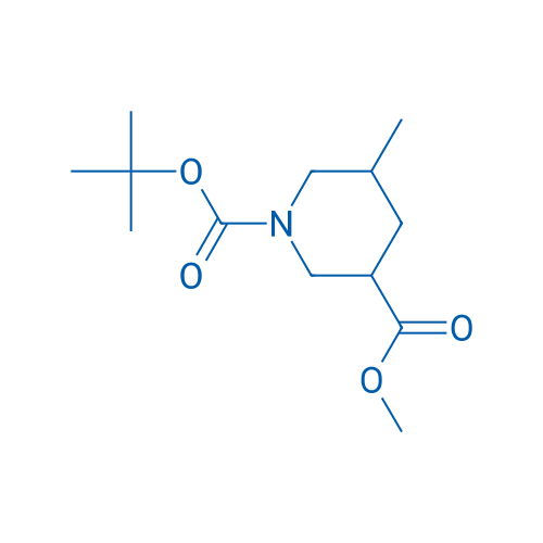 1-tert-Butyl 3-methyl 5-methylpiperidine-1,3-dicarboxylate 250mg