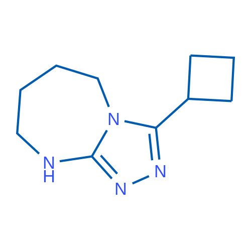 3-Cyclobutyl-6,7,8,9-tetrahydro-5H-[1,2,4]triazolo[4,3-a][1,3]diazepine 1g