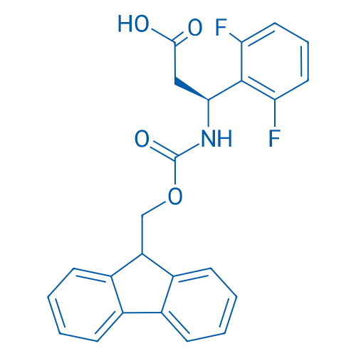 (S)-3-((((9H-Fluoren-9-yl)methoxy)carbonyl)amino)-3-(2,6-difluorophenyl)propanoic acid 100mg