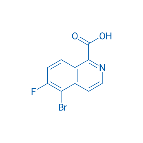 5-Bromo-6-fluoroisoquinoline-1-carboxylic acid 1g