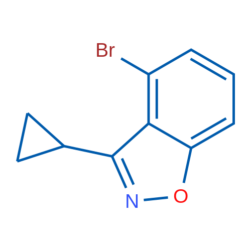 4-Bromo-3-cyclopropylbenzo[d]isoxazole 1g