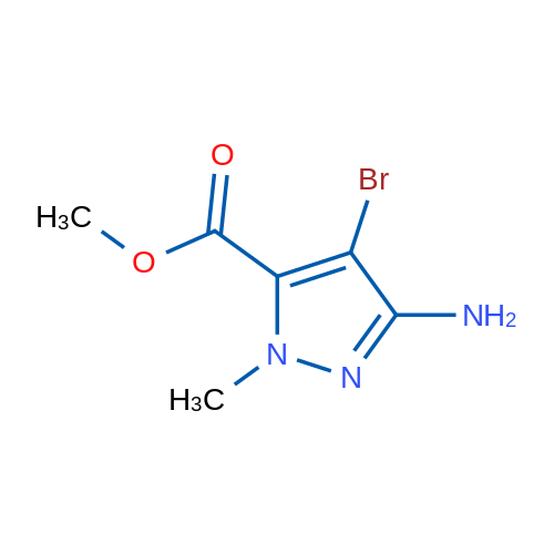 Methyl 3-amino-4-bromo-1-methyl-1H-pyrazole-5-carboxylate 1g