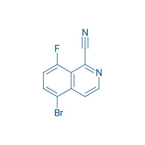 5-Bromo-8-fluoroisoquinoline-1-carbonitrile 1g