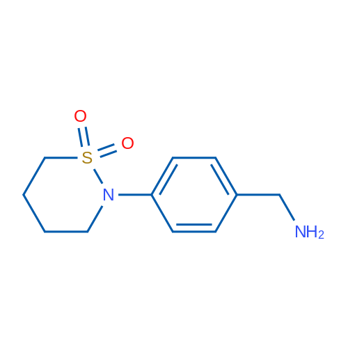 2-(4-(Aminomethyl)phenyl)-1,2-thiazinane 1,1-dioxide 1g