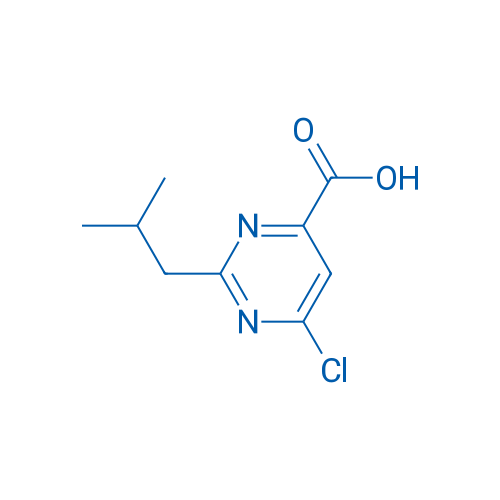 6-Chloro-2-(2-methylpropyl)pyrimidine-4-carboxylic acid 1g