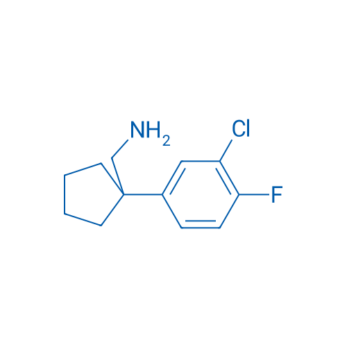 (1-(3-Chloro-4-fluorophenyl)cyclopentyl)methanamine 1g