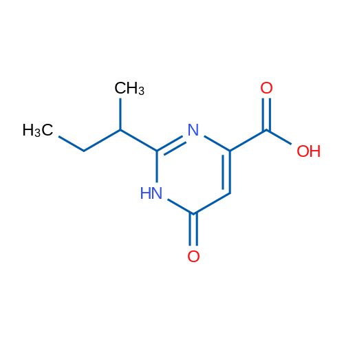 2-(Butan-2-yl)-6-oxo-1,6-dihydropyrimidine-4-carboxylic acid 1g