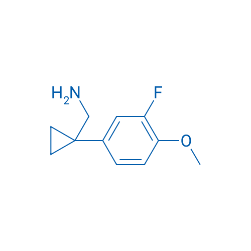 (1-(3-Fluoro-4-methoxyphenyl)cyclopropyl)methanamine 1g