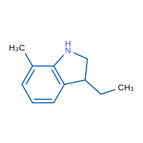 3-Ethyl-7-methyl-2,3-dihydro-1h-indole 1g