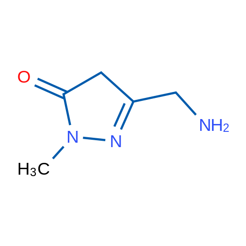 3-(Aminomethyl)-1-methyl-4,5-dihydro-1H-pyrazol-5-one 1g
