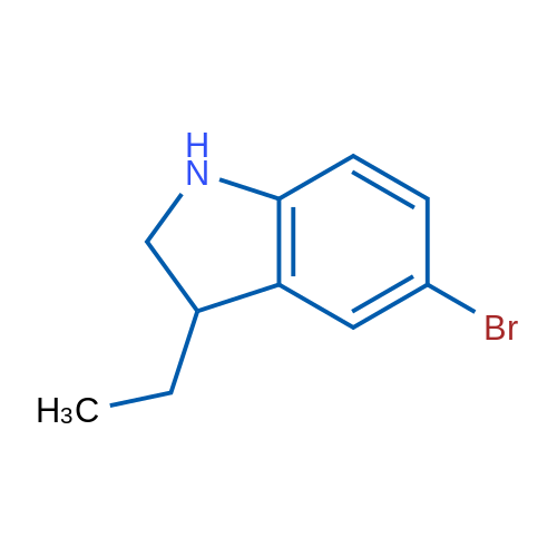 5-Bromo-3-ethyl-2,3-dihydro-1h-indole 1g