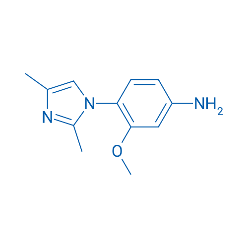 4-(2,4-Dimethyl-1H-imidazol-1-yl)-3-methoxyaniline 250mg