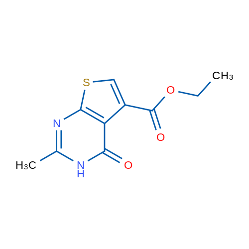 Ethyl 2-methyl-4-oxo-3,4-dihydrothieno[2,3-d]pyrimidine-5-carboxylate 1g
