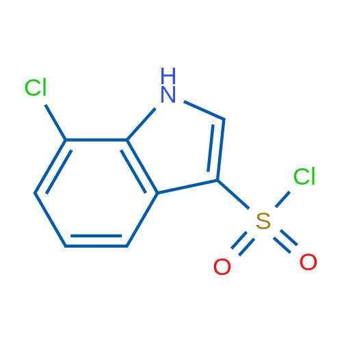 7-Chloro-1h-indole-3-sulfonyl chloride 1g