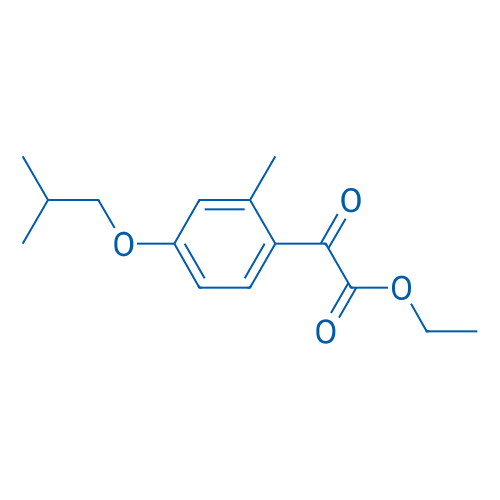 Ethyl 2-(4-isobutoxy-2-methylphenyl)-2-oxoacetate 1g