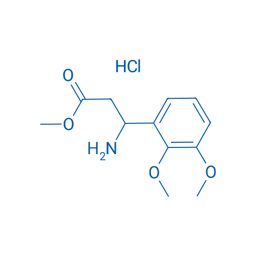 Methyl 3-amino-3-(2,3-dimethoxyphenyl)propanoate hydrochloride 250mg