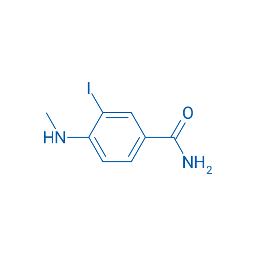 3-Iodo-4-(methylamino)benzamide 1g