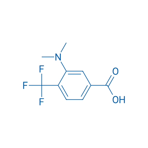 3-Dimethylamino-4-trifluoromethyl-benzoic acid 1g