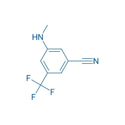 3-(Methylamino)-5-(trifluoromethyl)benzonitrile 250mg