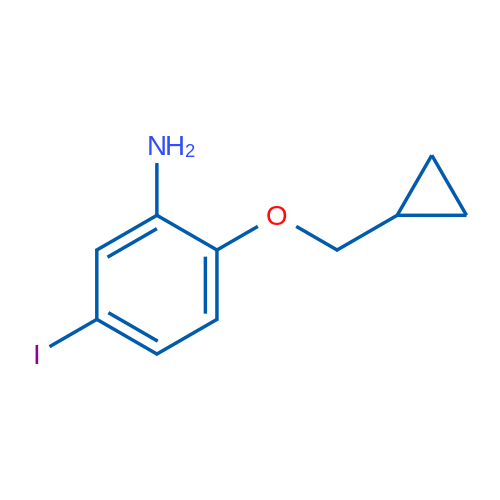 2-(Cyclopropylmethoxy)-5-iodoaniline 1g