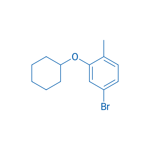 4-Bromo-2-(cyclohexyloxy)-1-methylbenzene 250mg