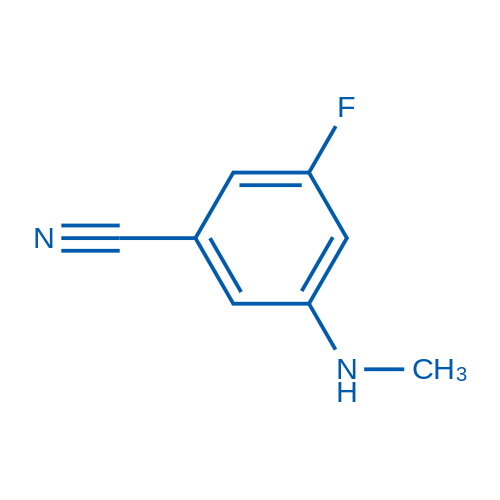 3-Fluoro-5-(methylamino)benzonitrile 1g