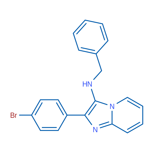 N-Benzyl-2-(4-bromophenyl)imidazo[1,2-a]pyridin-3-amine 1g