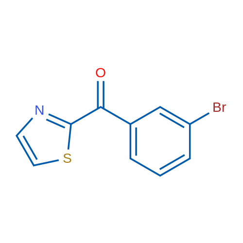 (3-Bromophenyl)(thiazol-2-yl)methanone 250mg