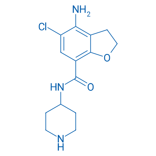 4-Amino-5-chloro-N-(piperidin-4-yl)-2,3-dihydrobenzofuran-7-carboxamide 100mg