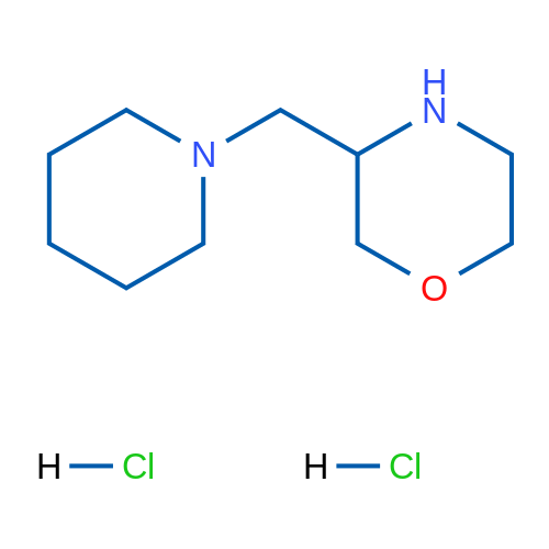 3-(1-Piperidinylmethyl)-morpholine dihydrochloride 1g