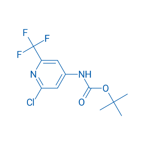 tert-Butyl (2-chloro-6-(trifluoromethyl)pyridin-4-yl)carbamate 1g