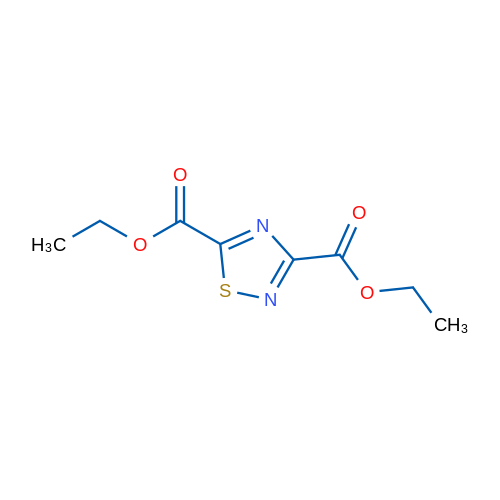 [1,2,4]Thiadiazole-3,5-dicarboxylic acid diethyl ester 1g