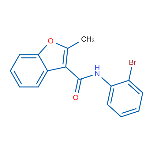 N-(2-Bromophenyl)-2-methylbenzofuran-3-carboxamide 1g
