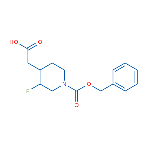 2-{1-[(benzyloxy)carbonyl]-3-fluoropiperidin-4-yl}acetic acid 5g