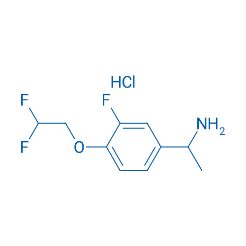 1-(4-(2,2-Difluoroethoxy)-3-fluorophenyl)ethan-1-amine hydrochloride 1g