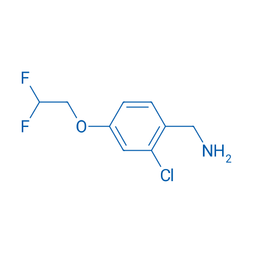 [2-Chloro-4-(2,2-difluoroethoxy)phenyl]methanamine 250mg