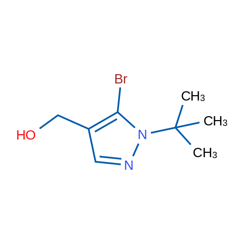 (5-Bromo-1-(tert-butyl)-1H-pyrazol-4-yl)methanol 1g