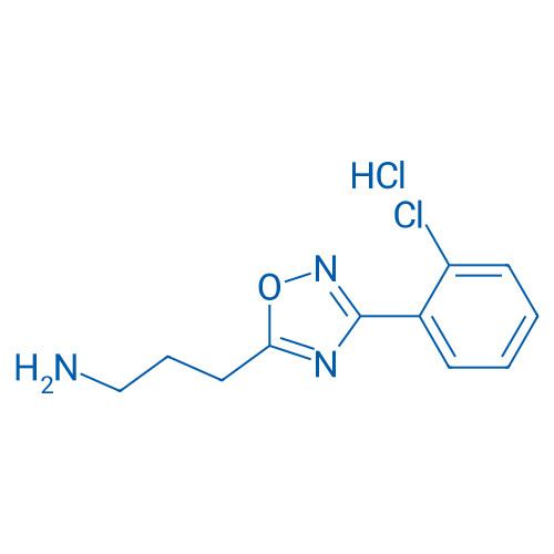 3-(3-(2-chlorophenyl)-1,2,4-oxadiazol-5-yl)propan-1-amine hydrochloride 250mg