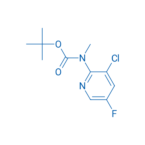 tert-Butyl (3-chloro-5-fluoropyridin-2-yl)(methyl)carbamate 250mg
