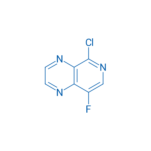 5-Chloro-8-fluoropyrido[3,4-b]pyrazine 250mg