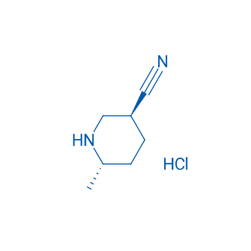 (3S,6S)-6-Methylpiperidine-3-carbonitrile hydrochloride 250mg