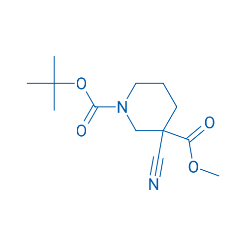 1-tert-Butyl 3-methyl 3-cyanopiperidine-1,3-dicarboxylate 1g
