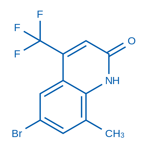 6-Bromo-8-methyl-4-(trifluoromethyl)quinolin-2(1H)-one 250mg
