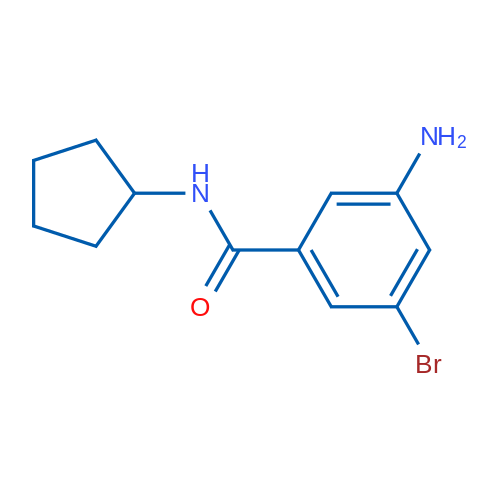 3-Amino-5-bromo-N-cyclopentylbenzamide 1g