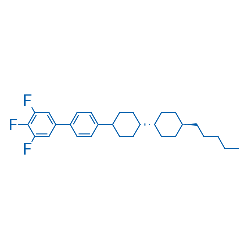 3,4,5-Trifluoro-4'-[(trans,trans)-4'-pentyl[1,1'-bicyclohexyl]-4-yl]-1,1'-biphenyl 1g