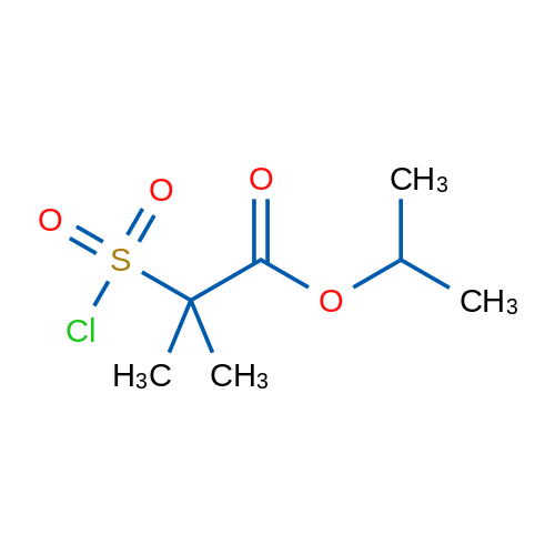 Propan-2-yl 2-(chlorosulfonyl)-2-methylpropanoate 1g