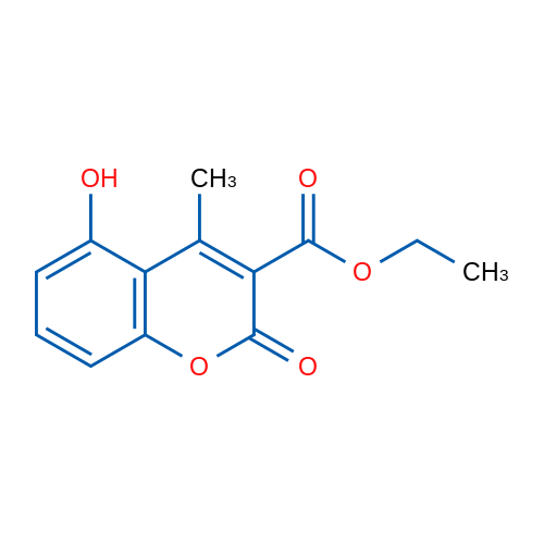 Ethyl 5-hydroxy-4-methyl-2-oxo-2H-chromene-3-carboxylate 1g