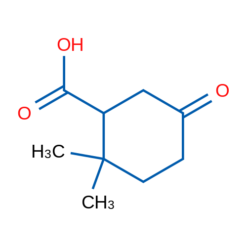 2,2-Dimethyl-5-oxocyclohexane-1-carboxylic acid 1g