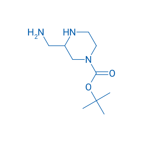 tert-Butyl 3-(aminomethyl)piperazine-1-carboxylate 250mg